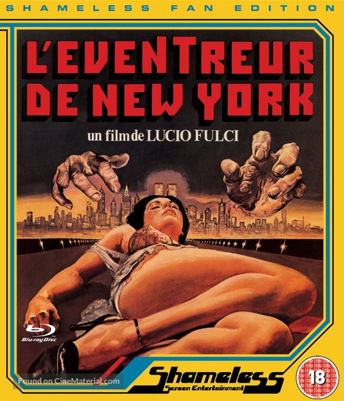 Lo squartatore di New York - British Blu-Ray movie cover