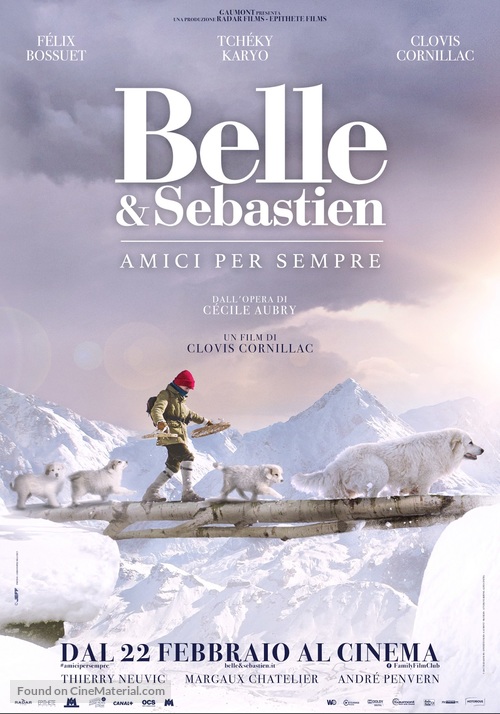 Belle et S&eacute;bastien 3, le dernier chapitre - Italian Movie Poster