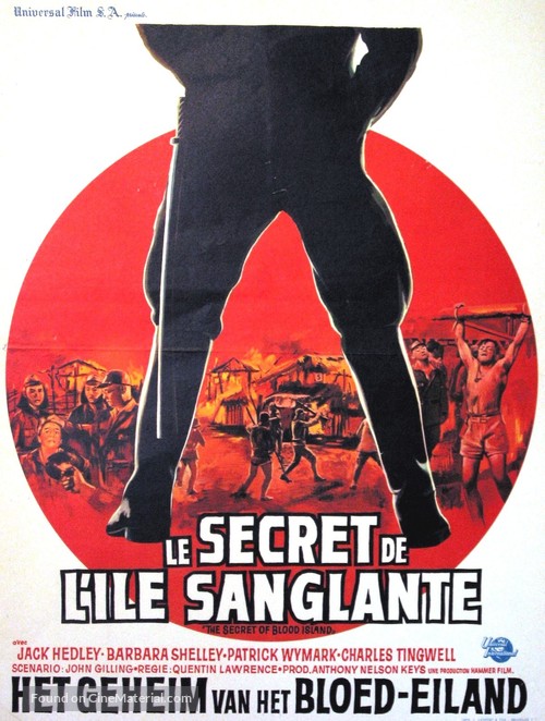 The Secret of Blood Island - Belgian Movie Poster