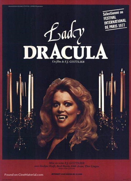Lady Dracula - French Movie Poster
