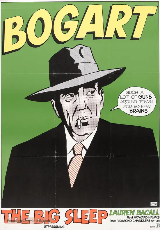 The Big Sleep - Swedish Movie Poster