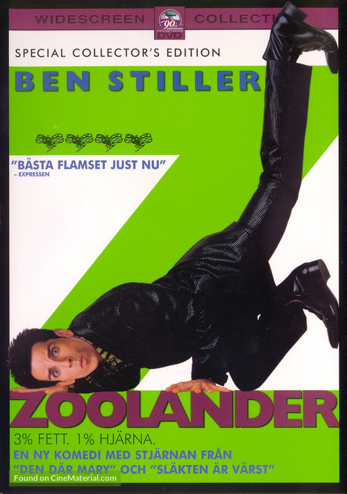 Zoolander - Swedish DVD movie cover