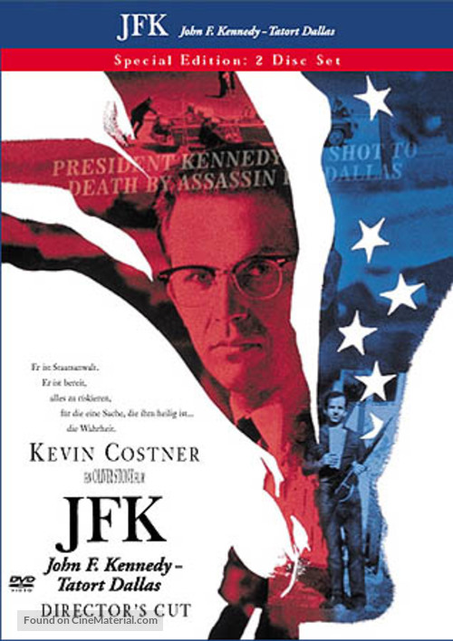 JFK - German DVD movie cover