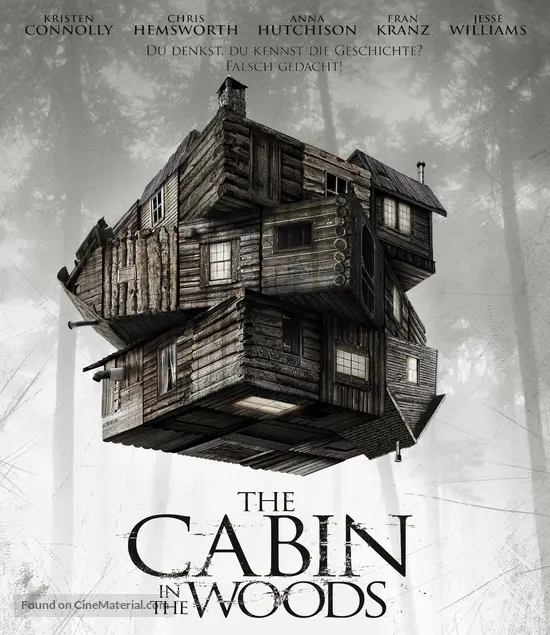 The Cabin in the Woods - German Blu-Ray movie cover