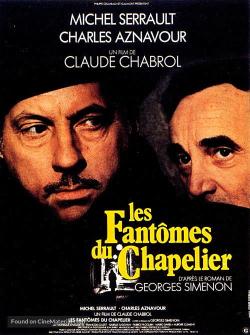 Les fant&ocirc;mes du chapelier - French Movie Poster