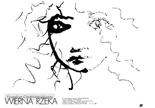 Wierna rzeka - Polish Movie Poster