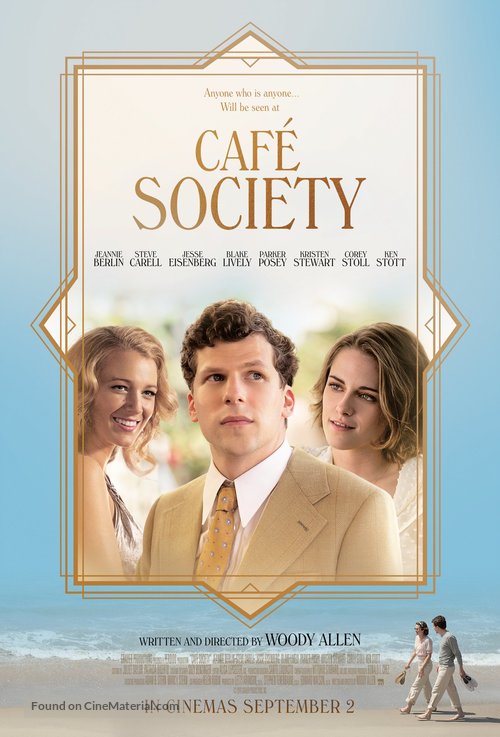 Caf&eacute; Society - British Movie Poster