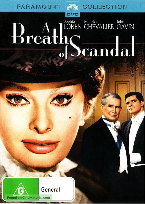 A Breath of Scandal - Australian DVD movie cover