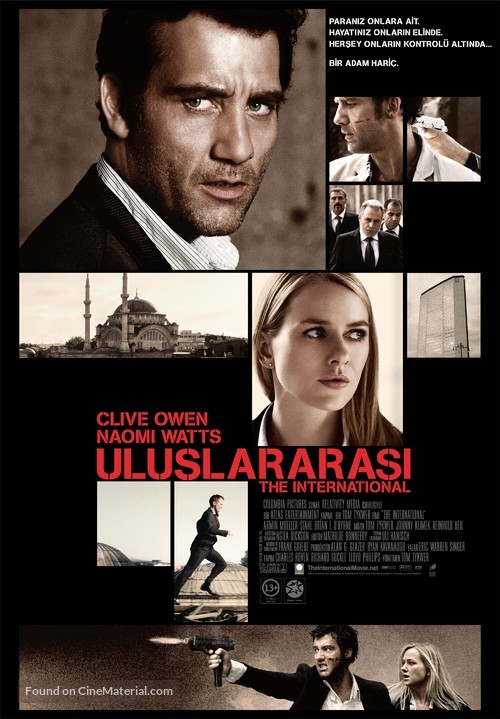 The International - Turkish Movie Poster