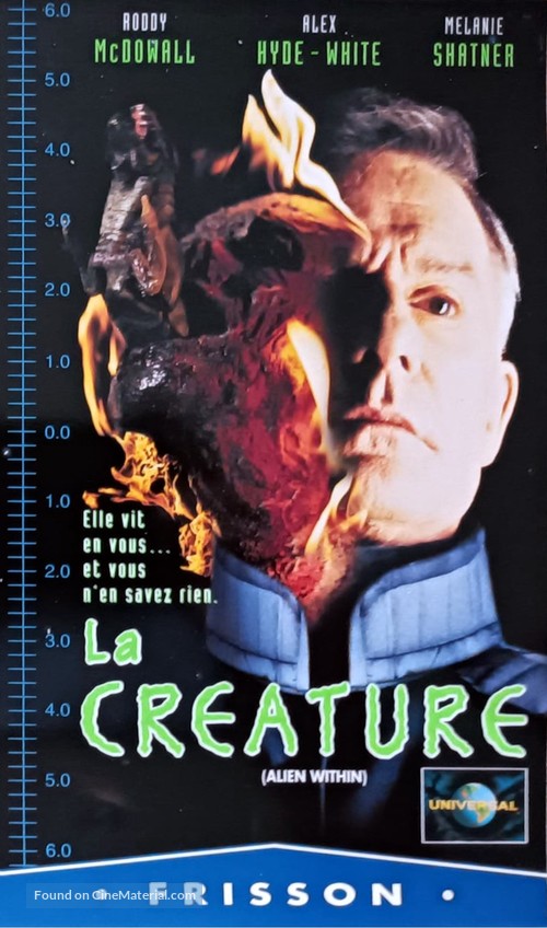 The Alien Within - French VHS movie cover