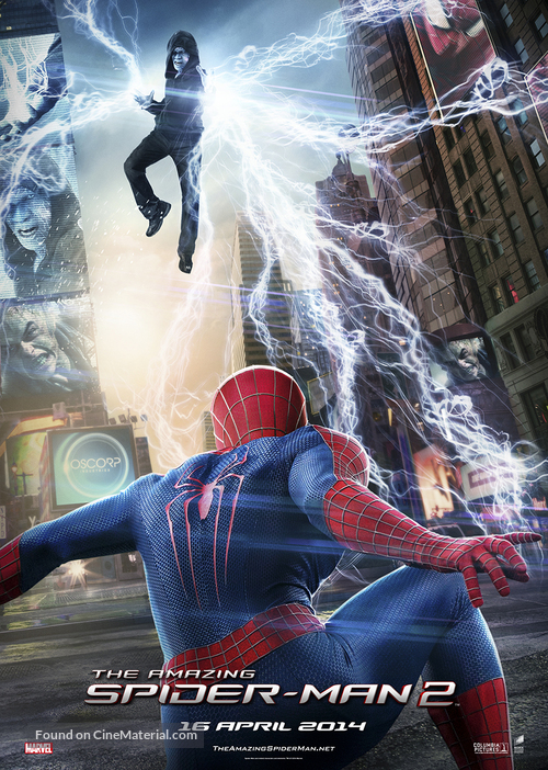 The Amazing Spider-Man 2 - Belgian Movie Poster