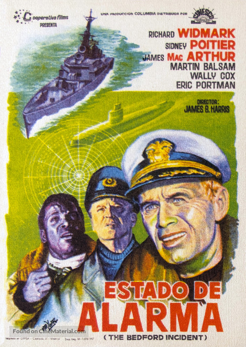 The Bedford Incident - Spanish Movie Poster