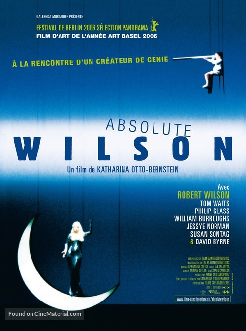 Absolute Wilson - French poster