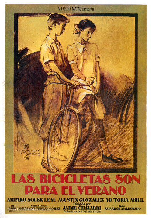 Las bicicletas son para el verano - Spanish Movie Poster