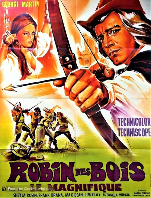 Il magnifico Robin Hood - French Movie Poster