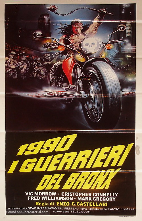 1990: I guerrieri del Bronx - Italian Movie Poster