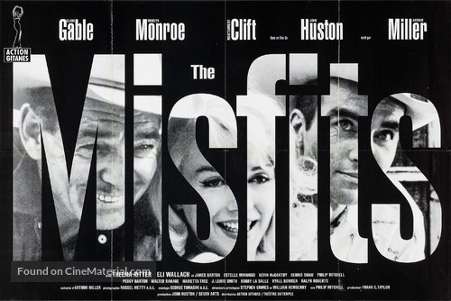 The Misfits - French Re-release movie poster
