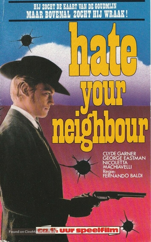 Odia il prossimo tuo - Dutch VHS movie cover