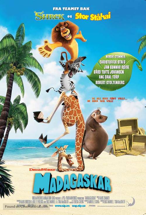 Madagascar - Norwegian Movie Poster