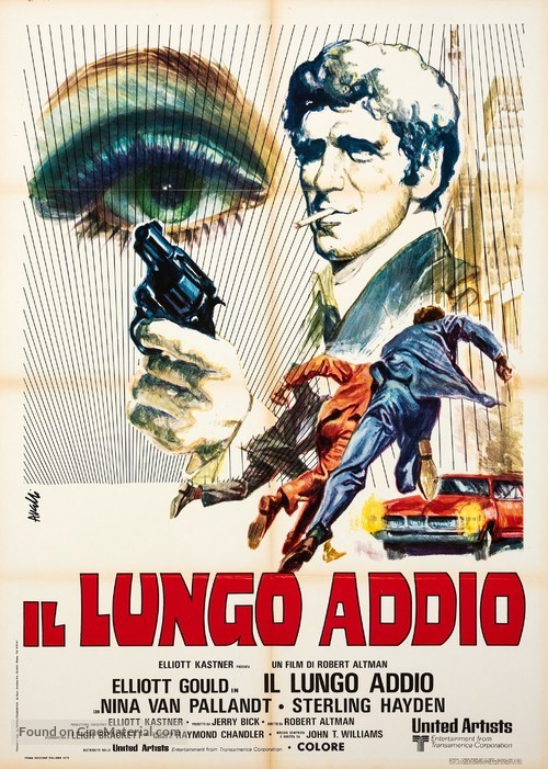 The Long Goodbye - Italian Movie Poster