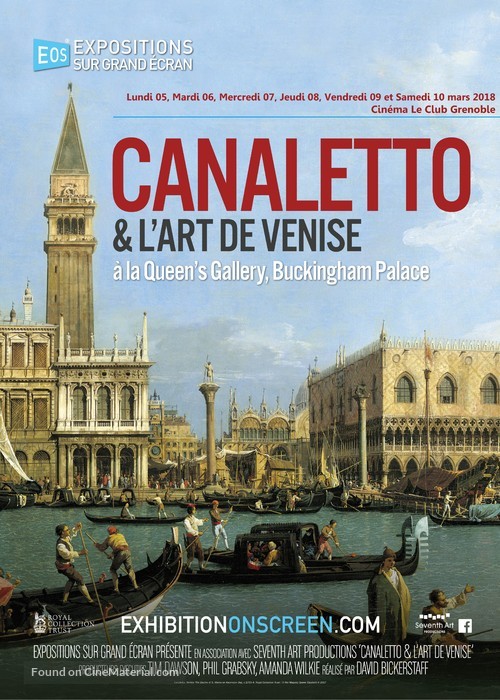 Exhibition on Screen: Canaletto &amp; the Art of Venice - French Movie Poster