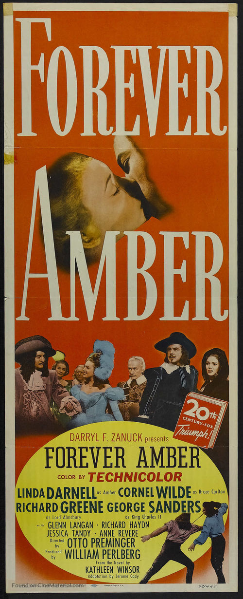 Forever Amber - Movie Poster