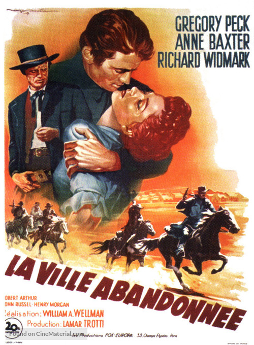 Yellow Sky - French Movie Poster