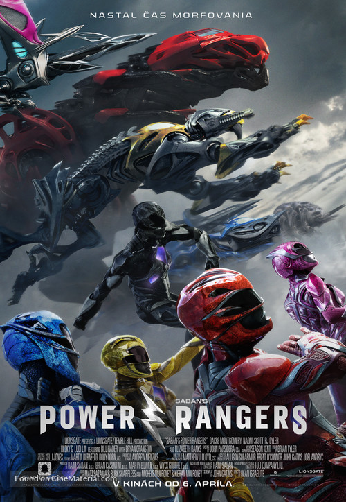Power Rangers - Slovak Movie Poster