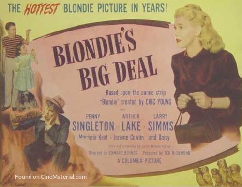 Blondie&#039;s Big Deal - Movie Poster