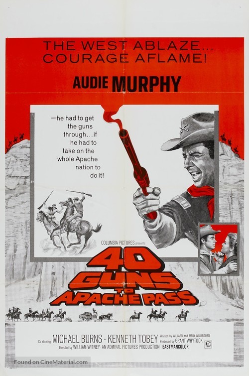 40 Guns to Apache Pass - Movie Poster