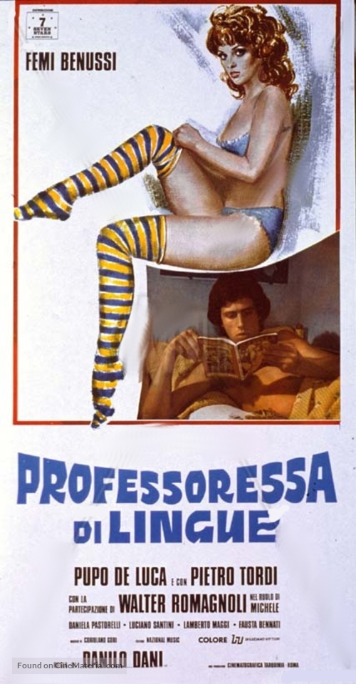 La professoressa di lingue - Italian Movie Poster