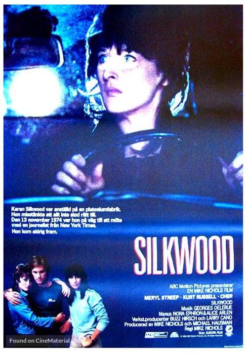 Silkwood - Swedish Movie Poster