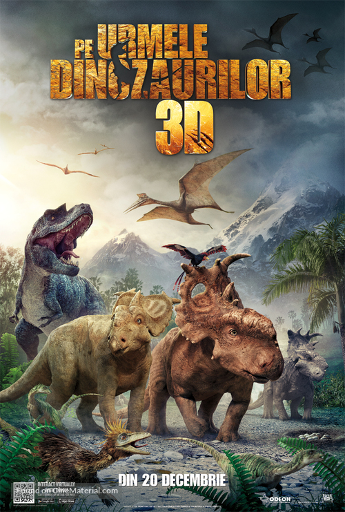Walking with Dinosaurs 3D - Romanian Movie Poster