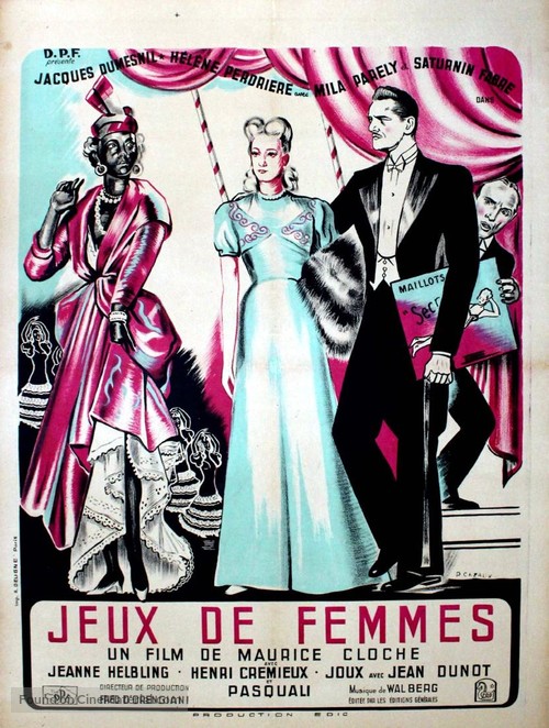 Jeux de femmes - French Movie Poster