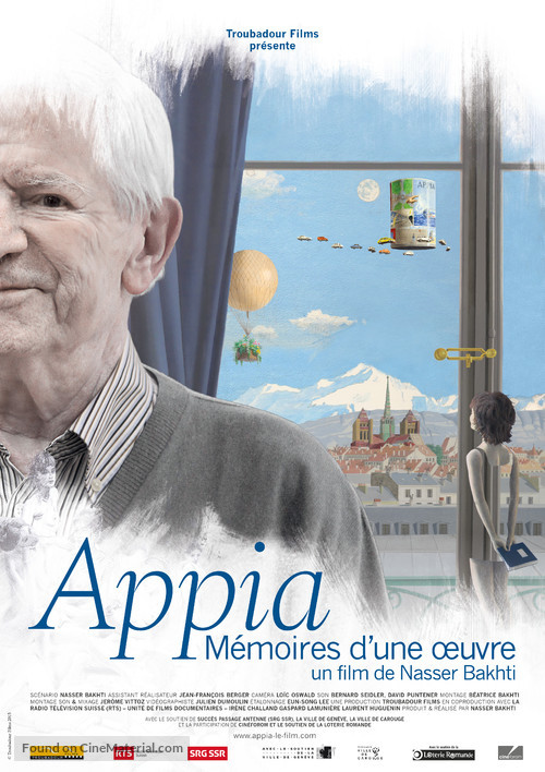 Appia m&eacute;moires d&#039;une oeuvre - Swiss Movie Poster