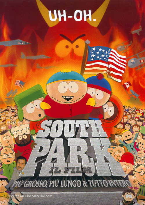 South Park: Bigger Longer &amp; Uncut - Italian DVD movie cover