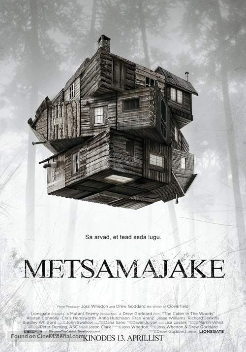 The Cabin in the Woods - Estonian Movie Poster