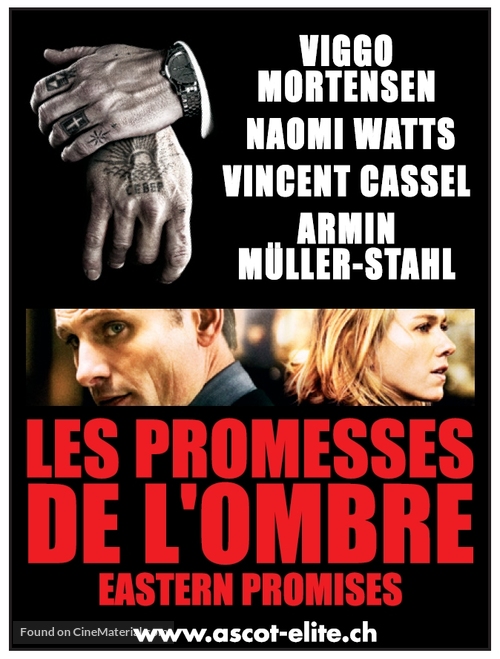 Eastern Promises - Swiss Movie Poster