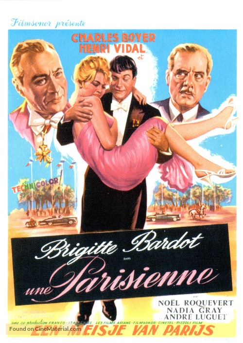 Une parisienne - Belgian Movie Poster
