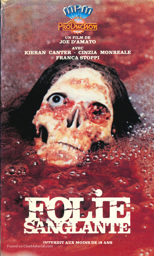 Buio Omega - French VHS movie cover