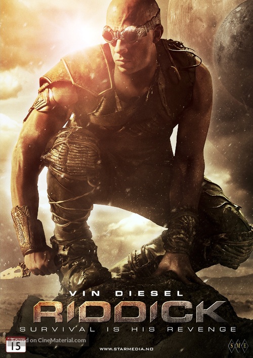 Riddick - Norwegian Movie Cover