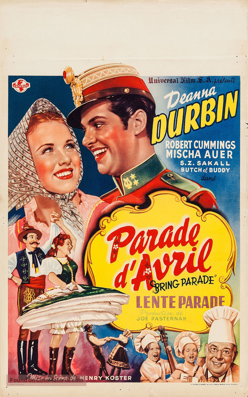 Spring Parade - Belgian Movie Poster