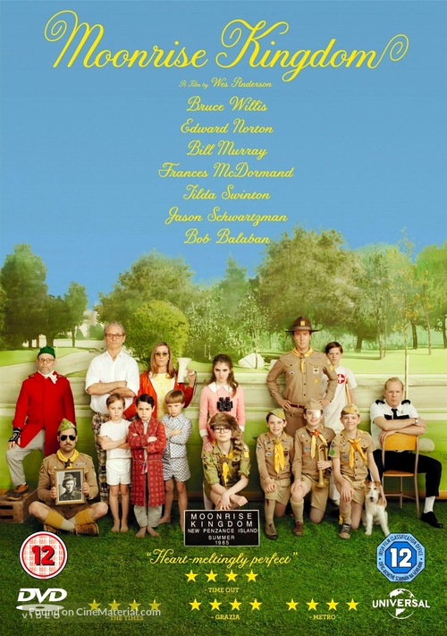 Moonrise Kingdom - British DVD movie cover