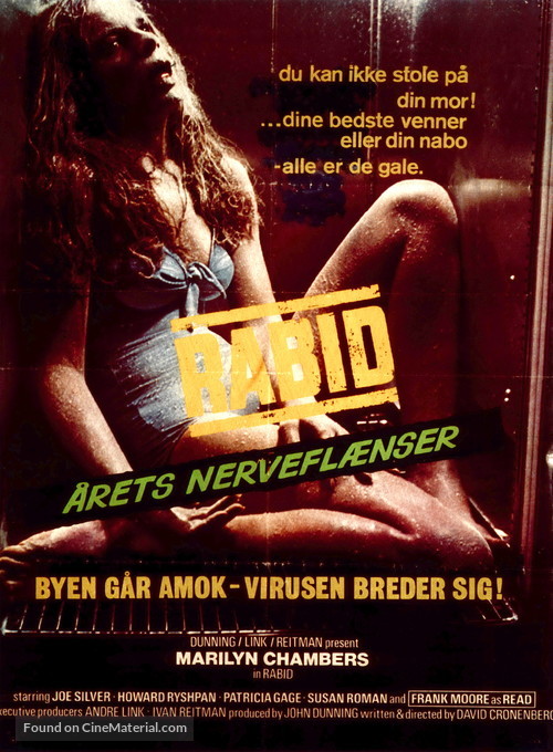 Rabid - Danish Movie Poster