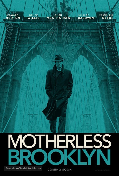 Motherless Brooklyn - British Movie Poster