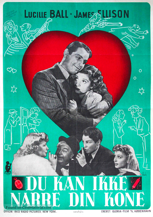 You Can&#039;t Fool Your Wife - Danish Movie Poster