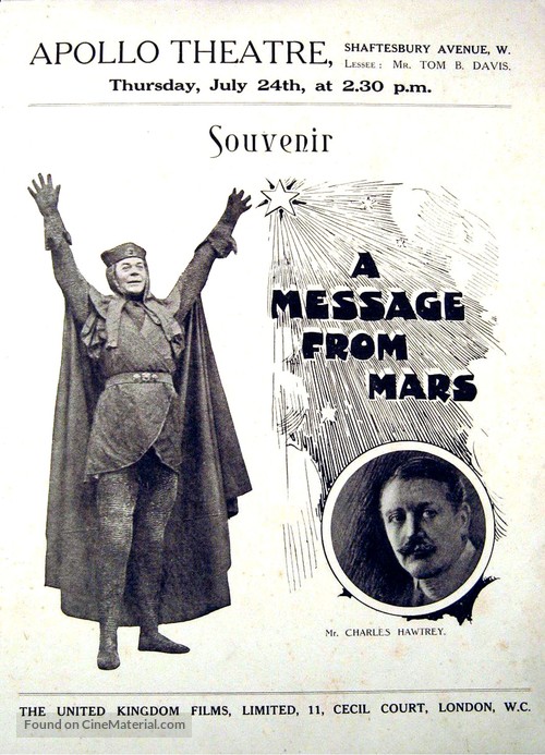 A Message from Mars - British Movie Poster