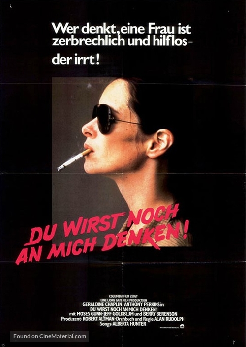 Remember My Name - German Movie Poster