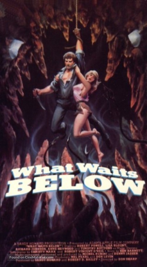 What Waits Below - VHS movie cover