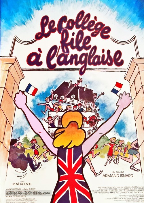 Le coll&egrave;ge file &agrave; l&#039;anglaise - French Movie Poster